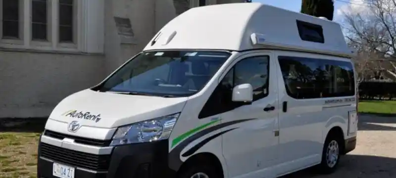 AR 4 berth campervan hire Devonport