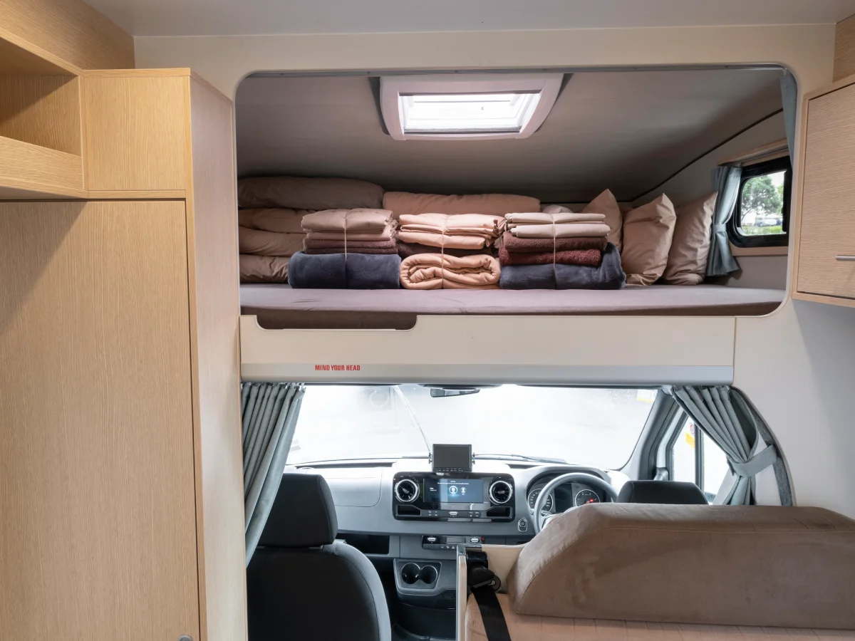 Apollo Euro Camper New Zealand - Upper Bunk Bed