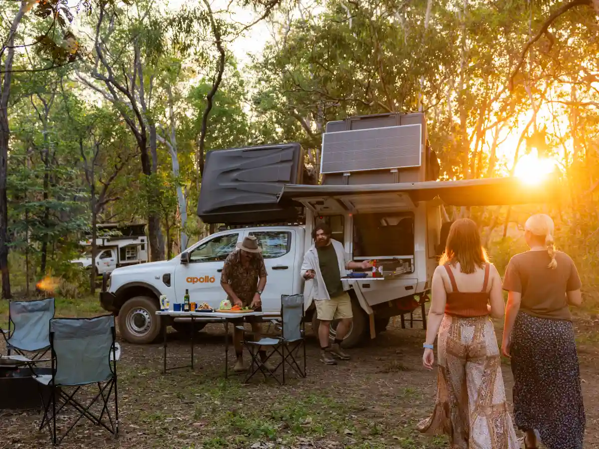 4WD Overland Camper - Camping Setup