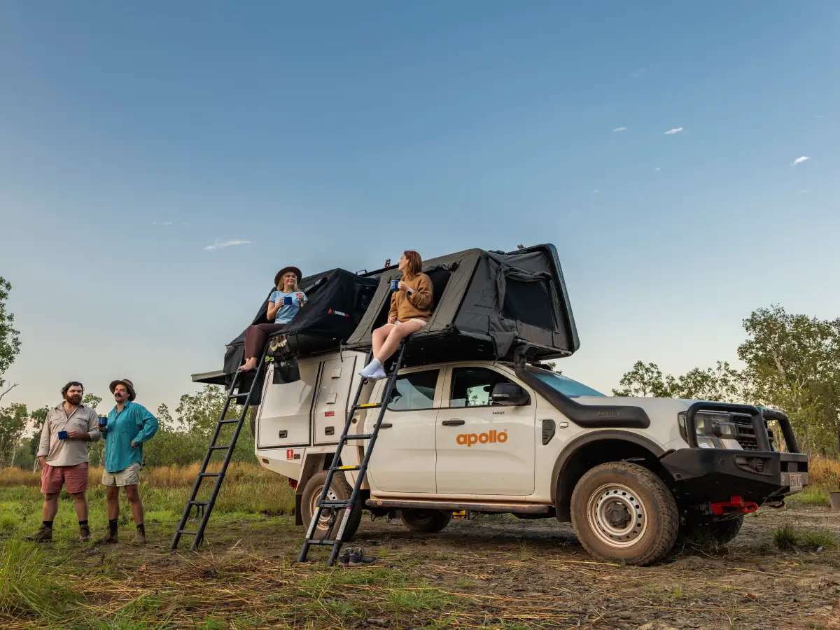 4WD Overland Camper - Tent Setup