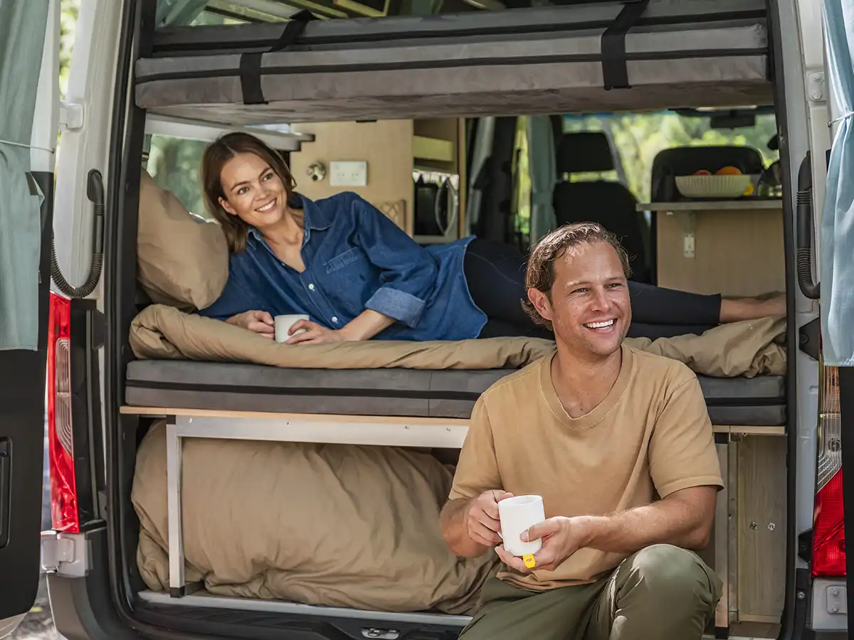 Endeavour Camper Boot Open