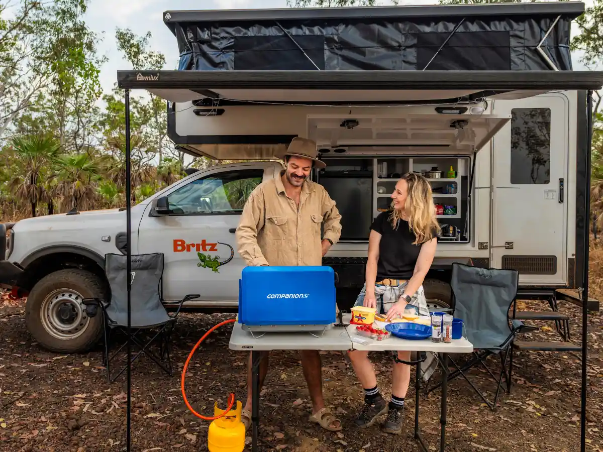 4WD Maverick Camper Day Cooking