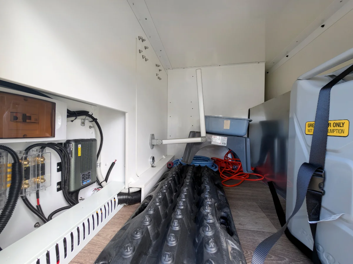 4WD Maverick Camper Storage