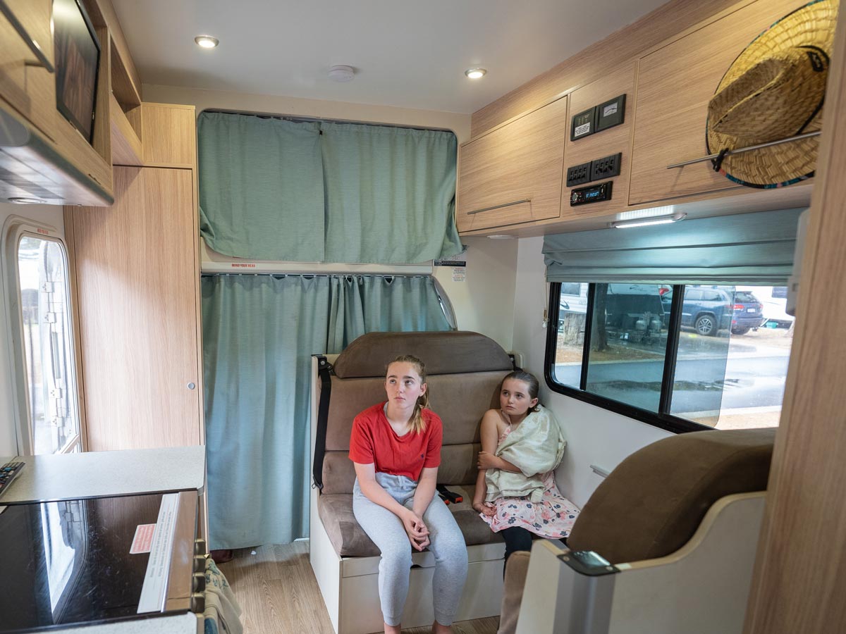 Explorer Motorhome 4 Berth -  siting view