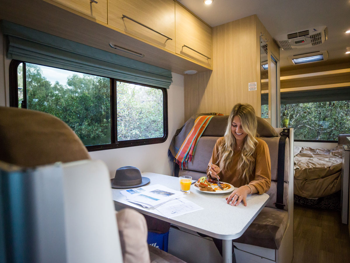 Explorer Motorhome 4 Berth -  dining view