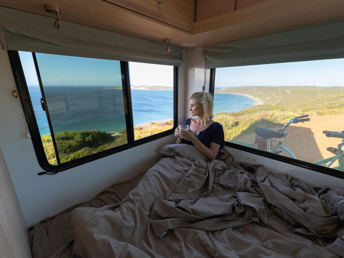 Explorer Motorhome 4 Berth -  bedroom view