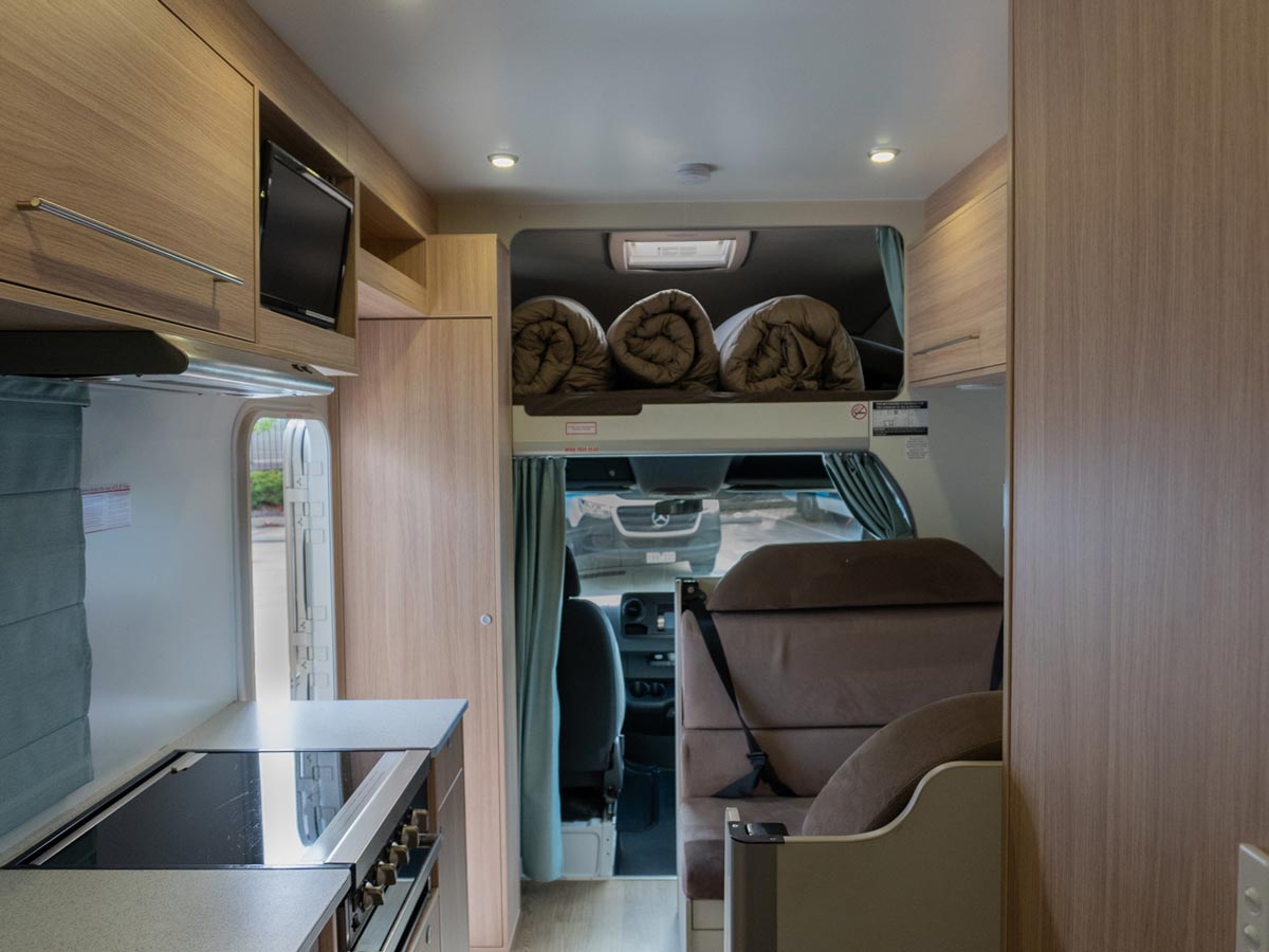 Frontier Motorhome 6 Berth - inside view