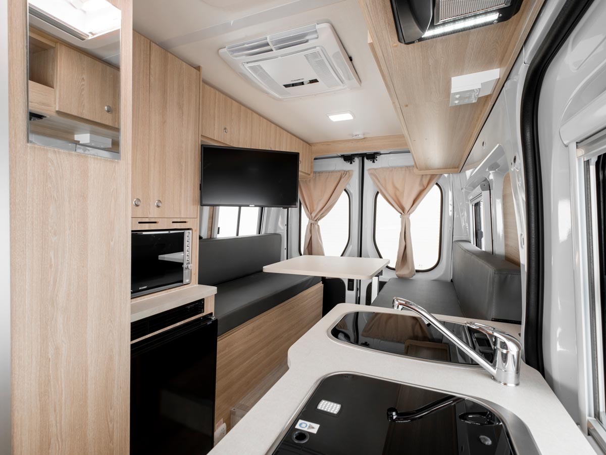 Britz Trailblazer - living area view