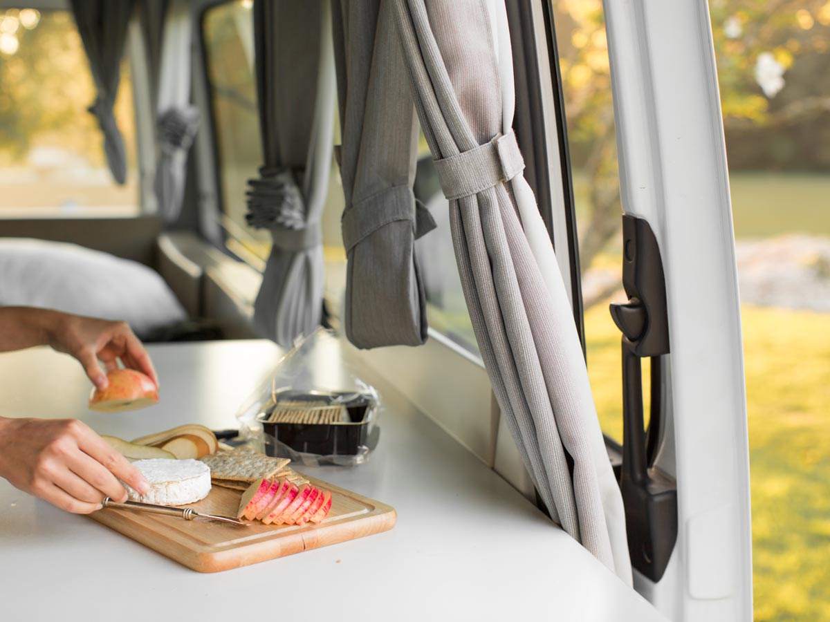 Venturer 2 Berth  - inside kitchen view