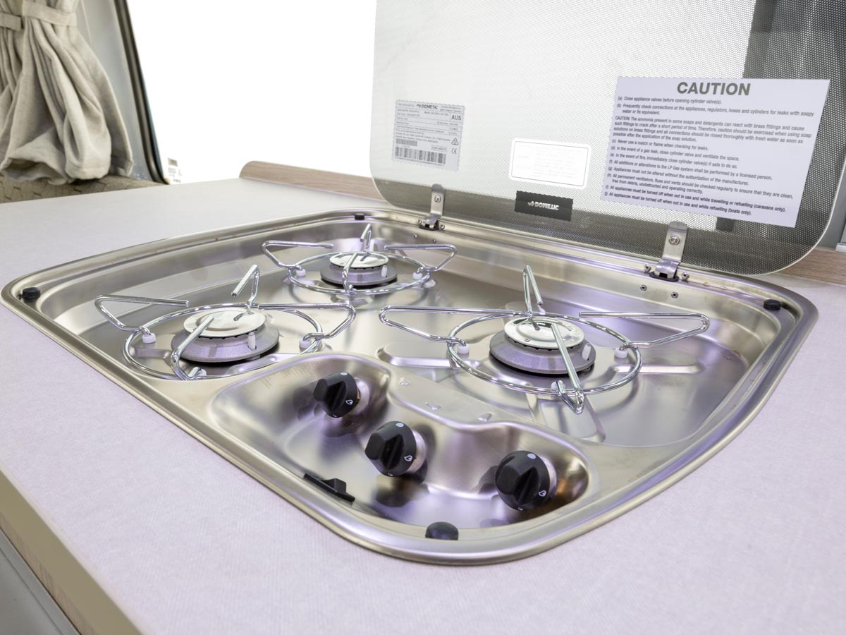 2ST Motorhome -  inside kitchen view