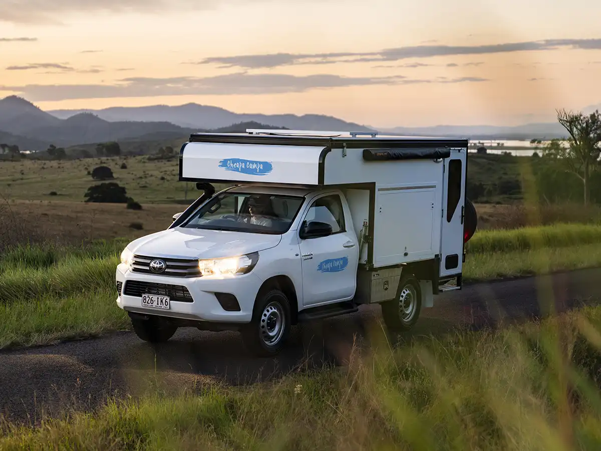 CC 4WD Camper On the Road