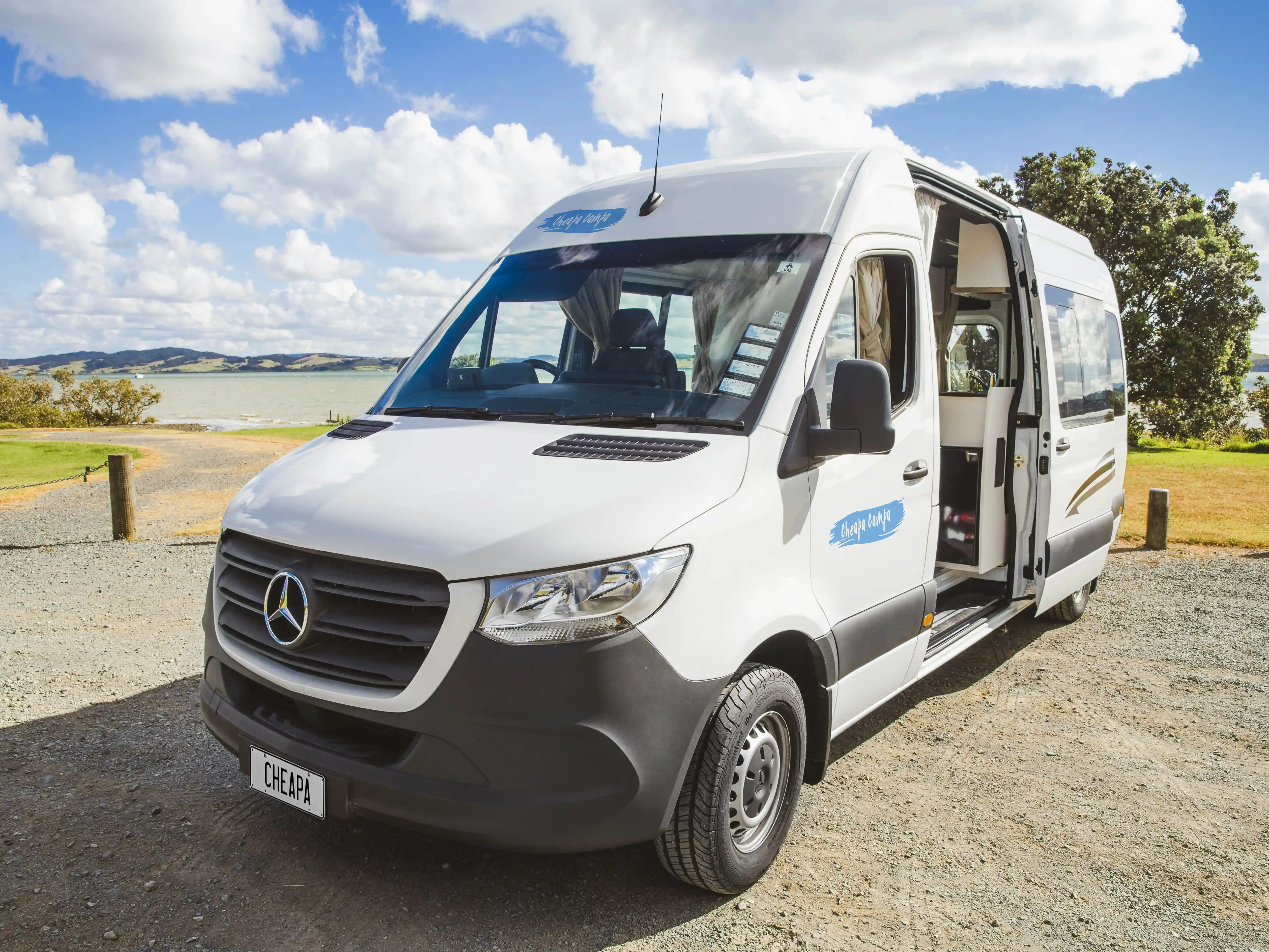 Cheapa 2 Berth NZ front external view