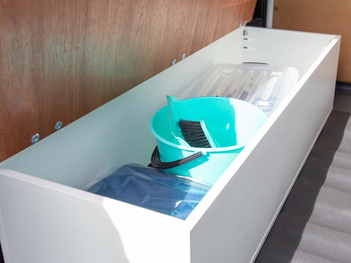 Malibu Campervan Under Bench Storage