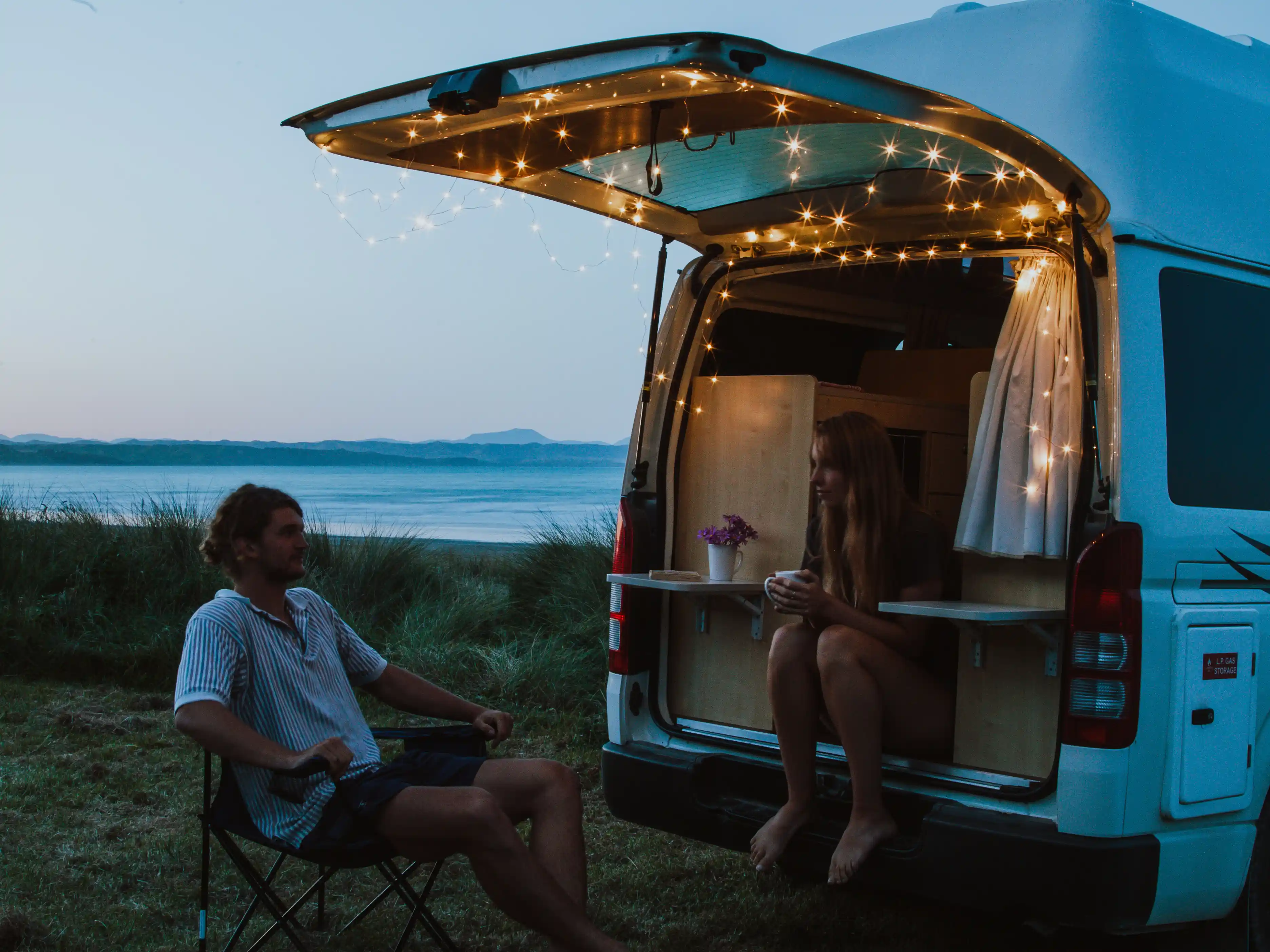 Hippie Endeavour Camper Boot Open View