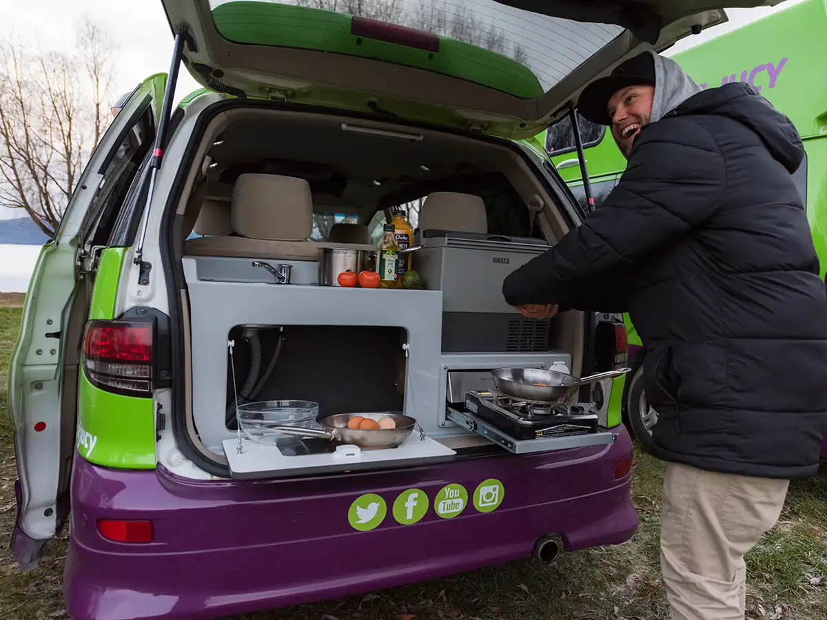 Crib Camper NZ - Boot Kitchen