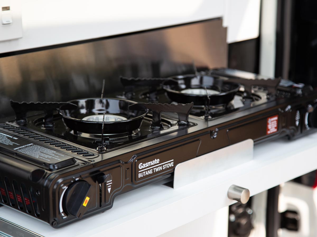 Compass - Gas stove view