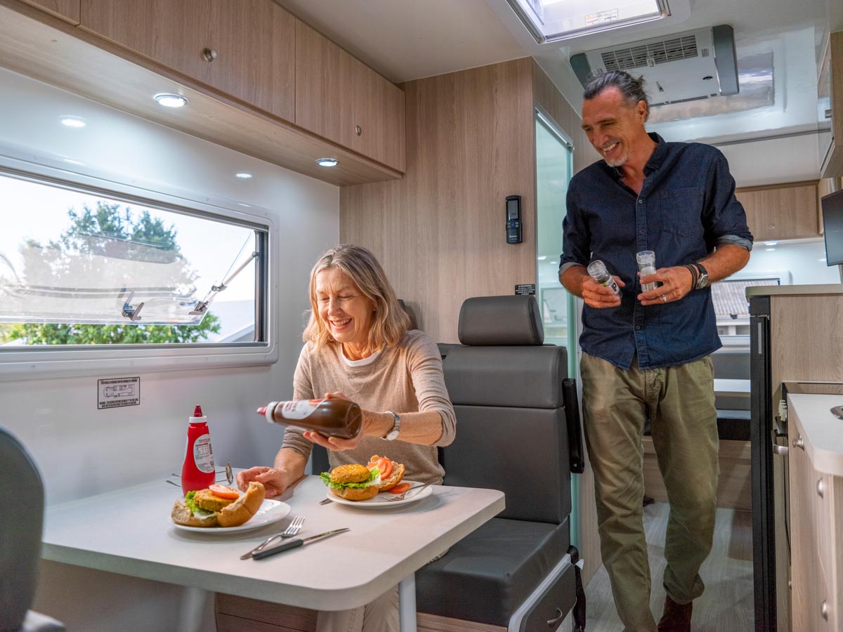 Beach Elite 4 Berth - inside view