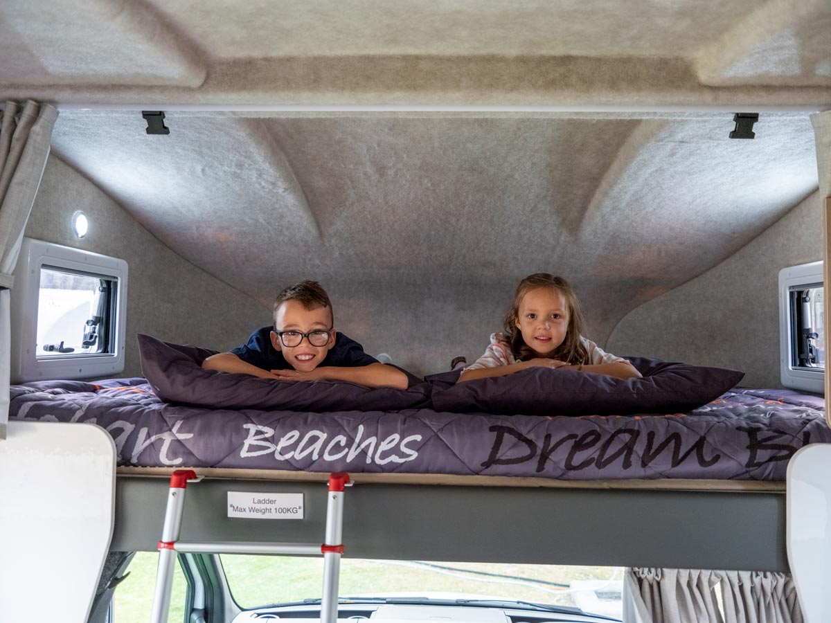Beach Elite 4 Berth - children bedroom view