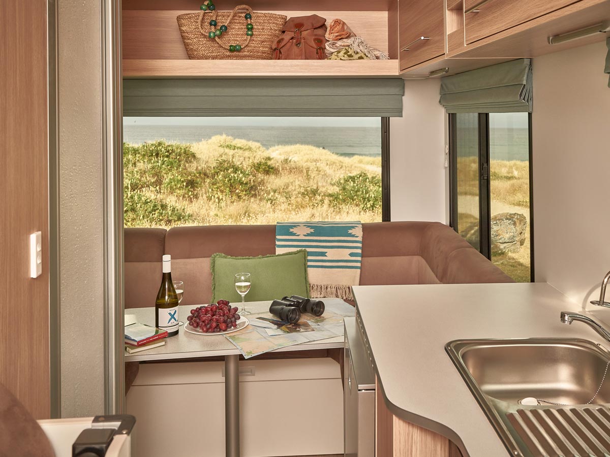 Beach 4 Berth  - dining area view