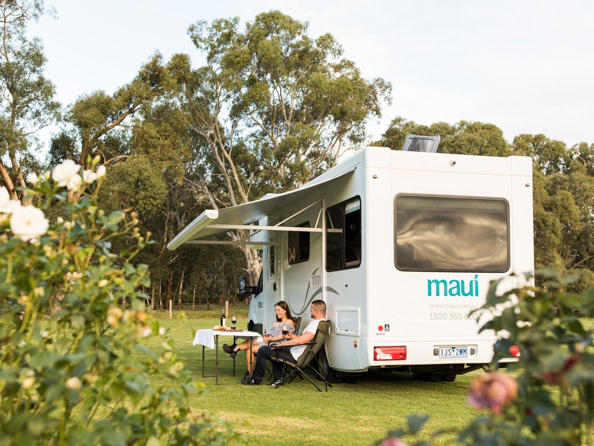 Beach 4 Berth  - rear view