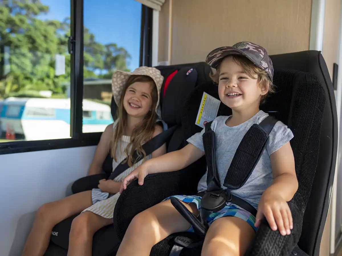 Cascade 4 Berth Motorhome New Zealand - Child Seats