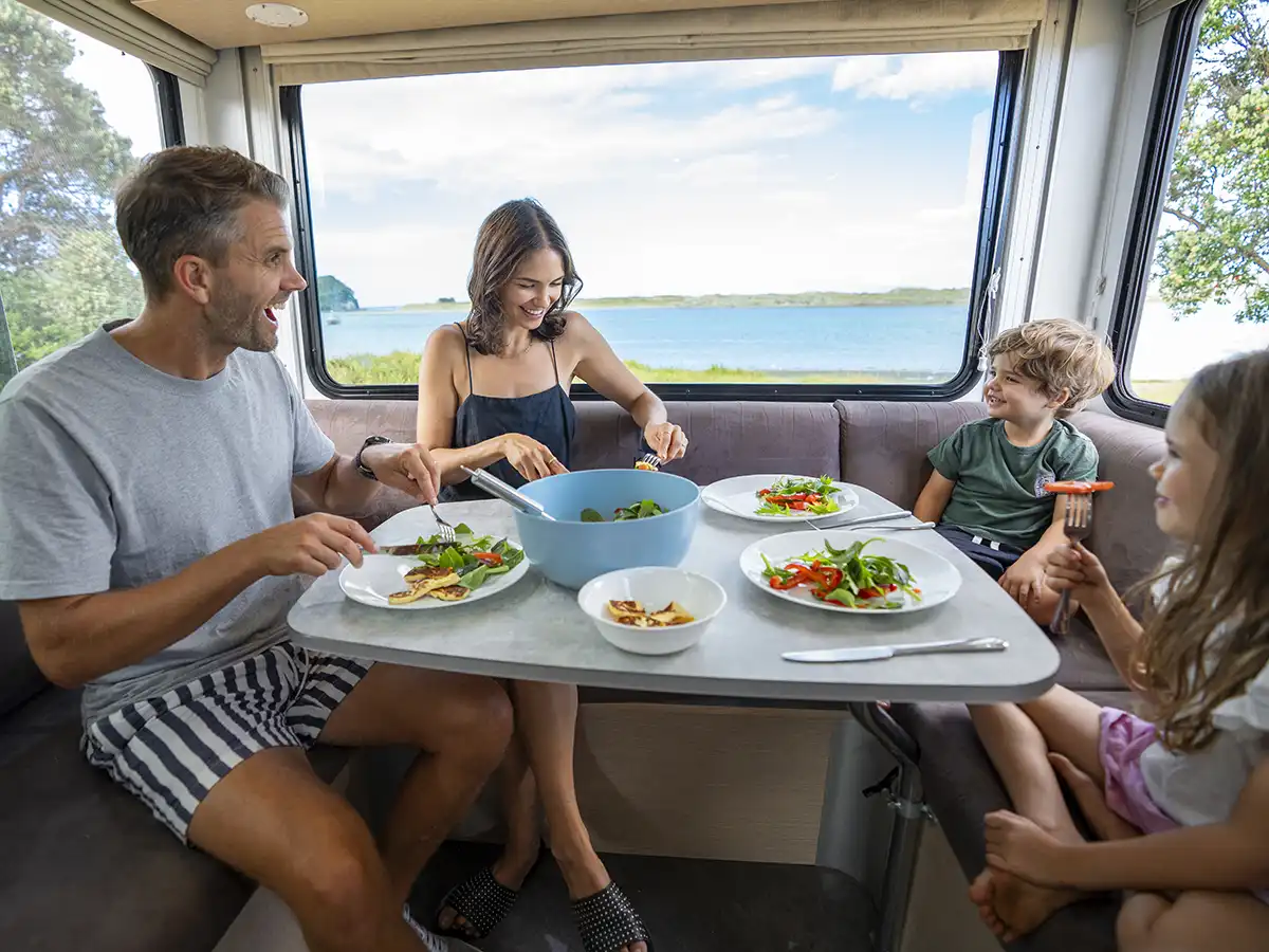 Cascade 4 Berth Motorhome New Zealand - Dining Table