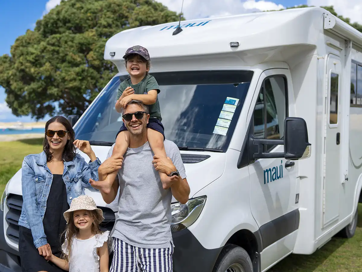 Cascade - 4 Berth Motorhome with a Family of 4 in New Zealand
