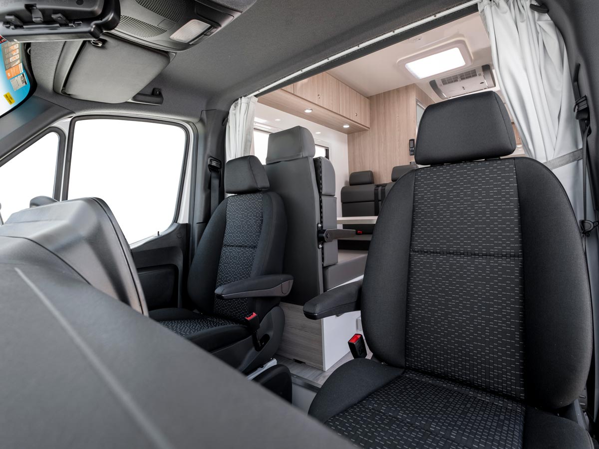 Maui River 6 Berth Elite Motorhome Drivers Cabin