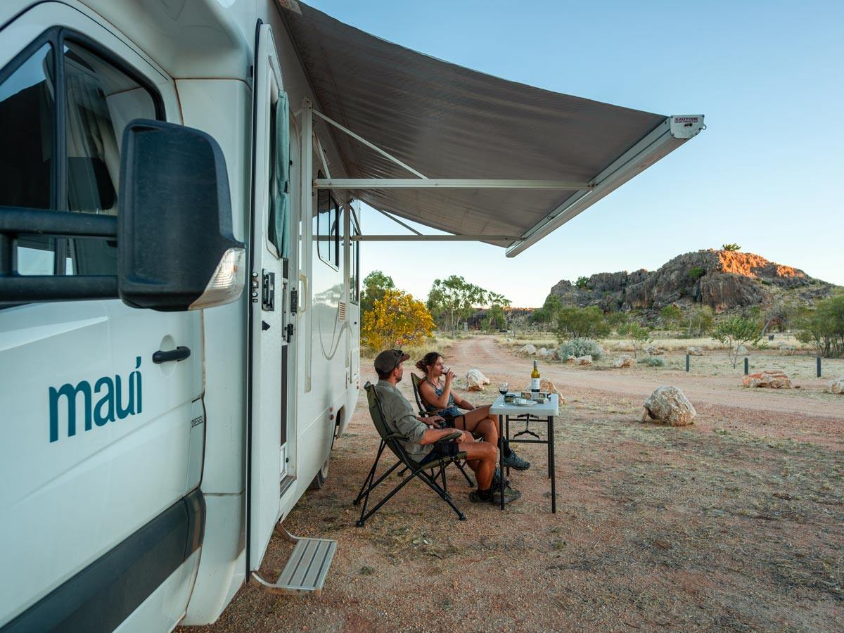Maui River 6 Berth Motorhome External Awning