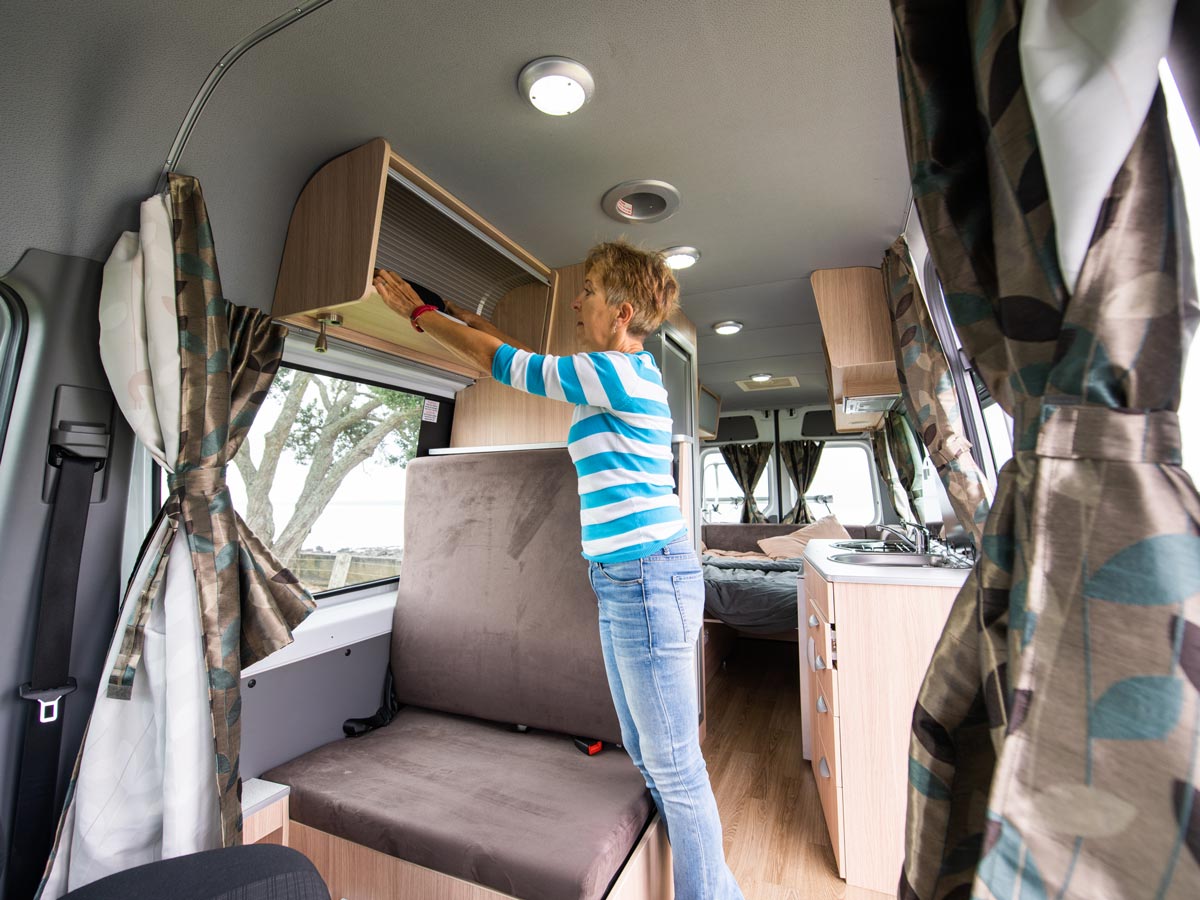 Deuce Plus  3 Berth - inside view