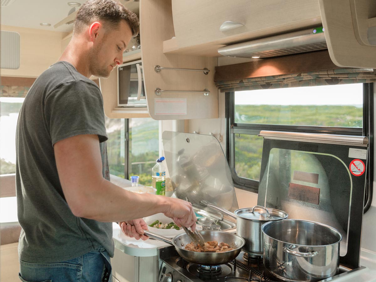 Double Up 4 Berth - kitchen view