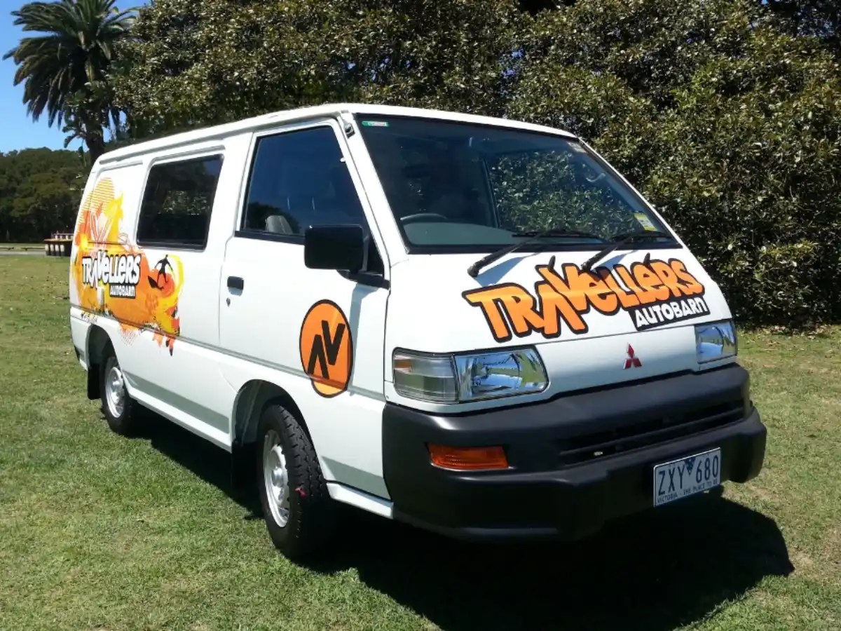 Budgie Campervan Front View