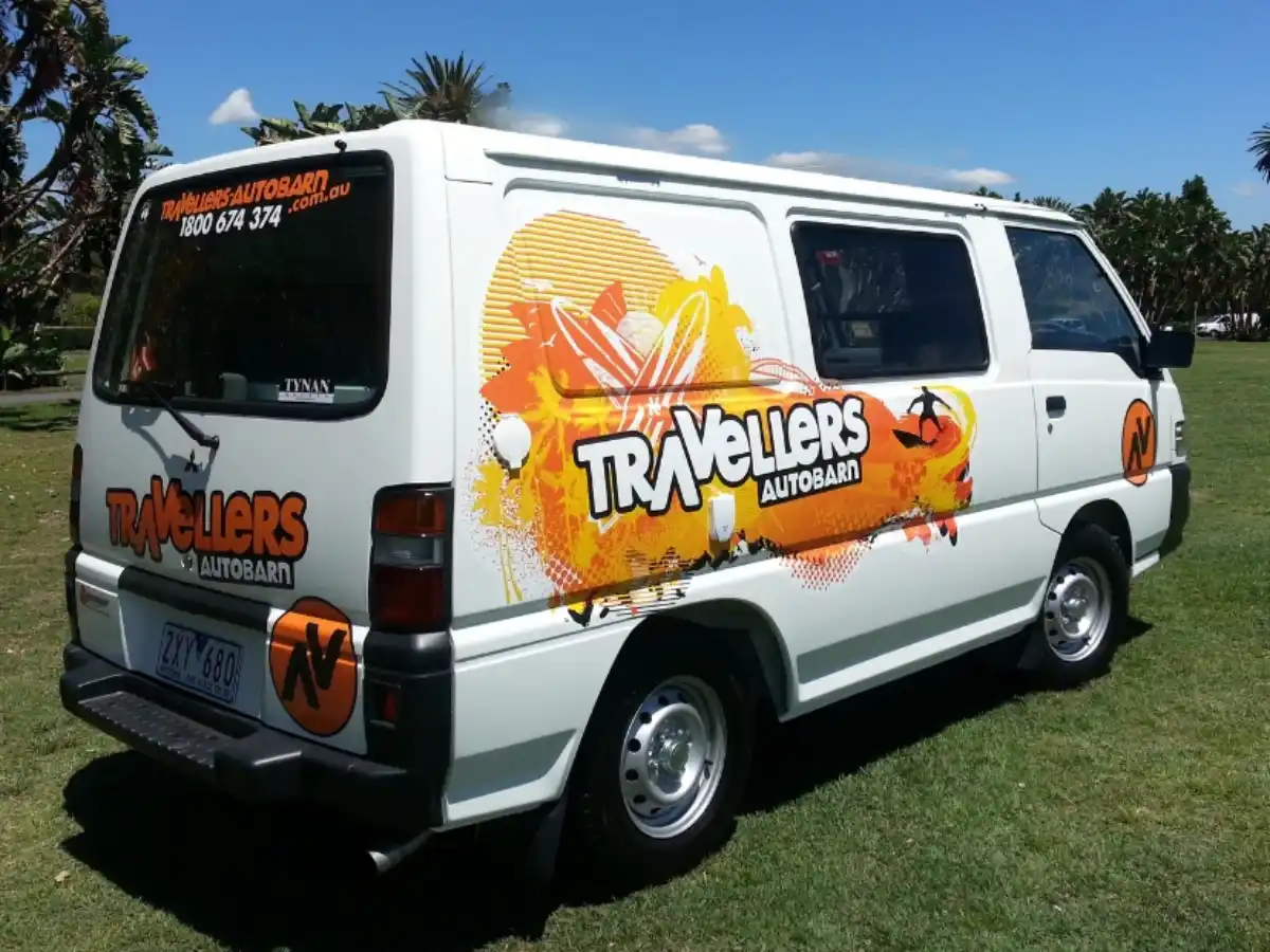 Budgie Campervan Rear View